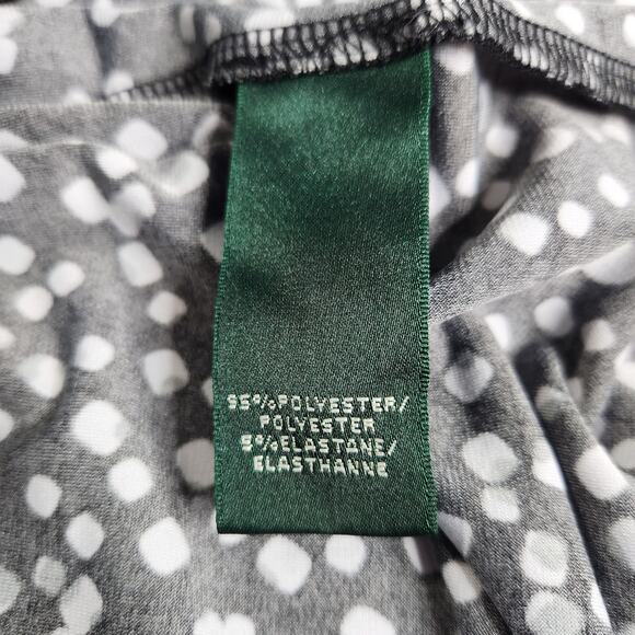 Lauren Ralph Lauren Polka Dot Print Sheath Dress Size 8 - Picture 8 of 8